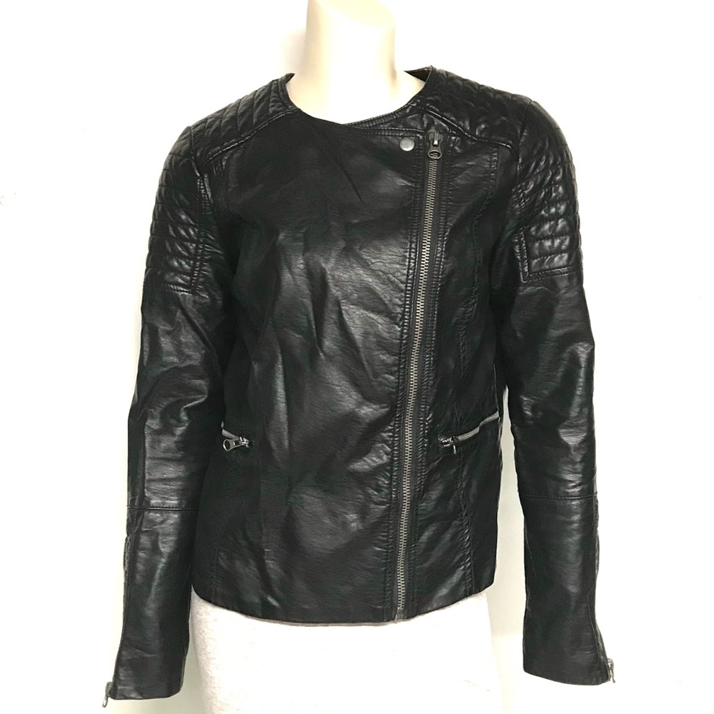 Free people faux leather biker jacket